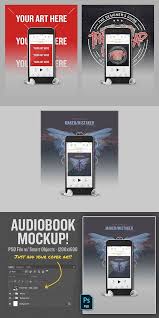 Audiobook Mockup Psd Template Mockup Psd Psd Templates Mockup