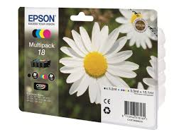 Check spelling or type a new query. Epson 18 Paquerette Pack De 4 Noir Cyan Magenta Jaune Cartouche D Encre Originale
