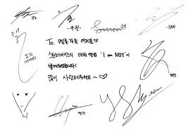 All They Signature P S Omg Jeongin