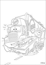 Coloring Page Of The Famous Disney Movie Cars Color Mack Super Liner Truck Monster Truck Coloring Pages Disney Coloring Pages Cool Coloring Pages