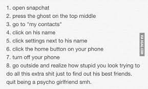 Personality, he's able to make you laugh in every situation. How To See Your Boyfriends Best Friends List On The New Snapchat Update 9gag