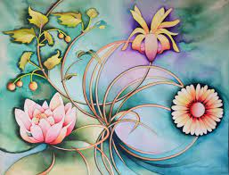 Le printemps a remplacé l'ancien français primevere (variante premevaire, primevoire). Le Printemps Painting By Monique Caunes Artmajeur