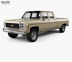 Chevrolet K30 Crew Cab 1979 3d Model From Hum3d Com Partes De La Misa