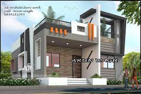 Elegant Ultra Modern House Plans India Small House Front Design House Balcony Design Small House Design Exterior