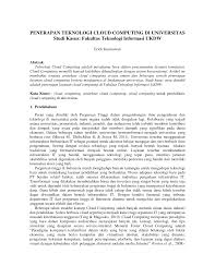 Maybe you would like to learn more about one of these? Https Media Neliti Com Media Publications 77964 Id Penerapan Teknologi Cloud Computing Di U Pdf