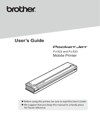 Check spelling or type a new query. Brother Pj623 Pocketjet 6 Plus Print Engine User S Guide Manualzz
