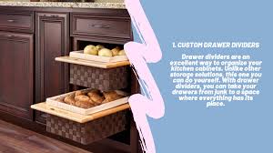 One drawer has six long compartments for spoons, knives, forks, and serving utensils. 8 Tips For Smart Kitchen Storage Storage Organization Cabinet Now