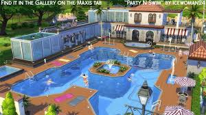 Sims 4 Swimming Pools Sims 4 House Design Sims House Sims 4 Houses