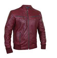 Flashy Sangria Leather Bomber Jacket Best Leather Jackets Leather Jacket Men Leather Bomber Jacket