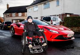 Maybe you would like to learn more about one of these? Supercar Wheelchair Delivery Helps Make Ferrari Mad Robbie S Dreams Come True The Northern Echo