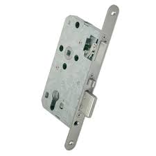 Solid trim plates with curved handles. Ml 252 European Din Mortise Locks Security Door Locking System European Din Mortise Locks Series Glass Door Lock Door Window Hardware Co