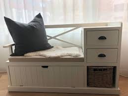 Gota schuhschrank weiß vintage garderobe weiß mit sitzbank landhausstil : Garderobe Sitzbank Shabby Chic Comprare Su Ricardo
