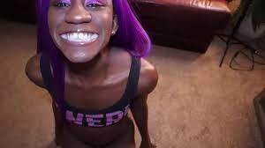 Hot Ebony Teen Lets Me Cum In Her Mouth and Plays with my cum - XNXX.COM