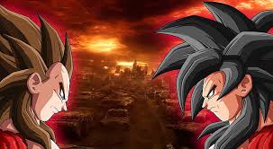 Wallpaper vegeta hd nouveau ve a wallpapers unique goku vs ve a by. Hd Wallpaper Dbz Ss4 Goku Vs Vegeta Super Saiyan 4 Vegeta And Son Goku Wallpaper Wallpaper Flare