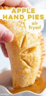 These Air Fryer Apple Hand Pies Are Portable And Delicious With An Easy Apple Pie Filling And Air Fryer Recipes Easy Apple Hand Pies Air Fryer Dinner Recipes