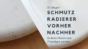Wandfarbenreste, welche beispielsweise bei einer renovierung nicht mehr benötigt werden, finden sich häufig über jahre hinweg in kellern, auf böden oder auch in garagen wieder, wo sie nicht nur platz weg nehmen, sondern durchaus auch zum ärgernis werden können. Schmutzradierer Aka Zauberschwamm Im Praxistest Vorher Nachher Fotos