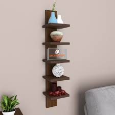 Maybe you would like to learn more about one of these? Wall Shelf Set Of 5 Tier Spine Floating Shelf Rich Walnut