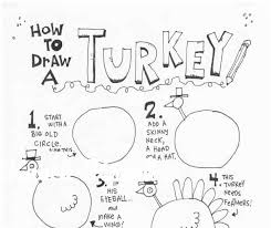 Draw two, darker circles inside of the circles already drawn. How To Draw A Turkey Skip To My Lou