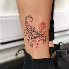 We did not find results for: Black Outline Scorpion And Red Rose Tattoo Inked On The Right Ankle Tribal Tattoos Red Rose Tattoo Tattoos For Women Small