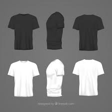 Download Men S T Shirt In Different Views With Realistic Style For Free Mens Tshirts Black And White T Shirts Corporate Shirts