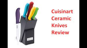 Sharpening ceramic knives and sharpening steel knives follows many of the same principles of sharpening. 6 Piece Cuisinart Elements Ceramic Knives Review Review And Test Youtube
