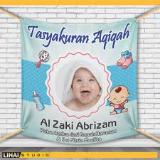 Ucapan tasyakuran, ucapan kelahiran, gambar kaligrafi, wallpaper amazing, contoh promosi. Detail Gambar Backdrop Background Banner Spanduk Tasyakuran Aqiqah 004 Sho