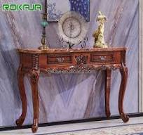 Antique Marble Console Table - Modern Luxury Design