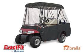 Sunbrella 4 Passenger 2 Passenger Roof 4 Passenger Seating Golf Cart Enclosure Golf Cart Covers Golf Carts Golf Cart Enclosures