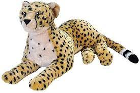 Amazon Com Wild Republic Jumbo Cheetah Plush Giant Stuffed Animal Plush Toy Gifts For Kid Giant Stuffed Animals Realistic Stuffed Animals Animal Plush Toys