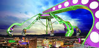 Celebrate National Roller Coaster Day With Double The Thrills In Las Vegas Thrill Ride Las Vegas Sightseeing Las Vegas Vacation