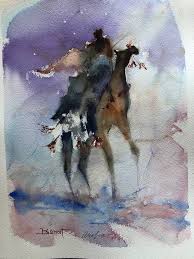 Today we will show you how to draw a camel.by just using letters and simple shapes to build up his form. Camel With Arab In Desert Painting By Diann Benoit Saatchi Art