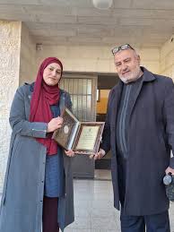 تقديرًا لجهودها...