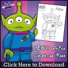 Lego Alien Coloring Page By Skgaleana By Skgaleana On Deviantart