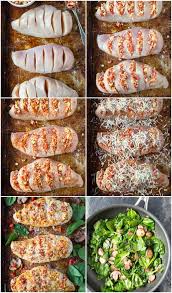 Smothered Hasselback Chicken Simple Healthy Kitchen Recipe In 2020 Health Dinner Recipes Easy Healthy Recipes Hasselback Chicken