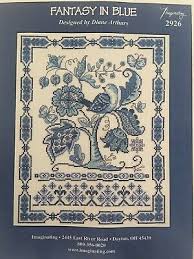 Fantasy In Blue Cross Stitch Chart By Imaginating 8 00