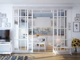 Offene kuche wohnzimmer modern with schlafzimmer trennen plus l form von offene küche wohnzimmer abtrennen photo. Offene Kuche Abtrennen Landhausstil Weiss Holz Glas Schiebeturen Schiebetur Glas Innentur Inneneinrichtung