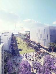 Gallery Of Unsw Alumni Park Competition Entry Aspect Studios 2 With Images Architecture Visualization Urban Landscape Architecture Graphics