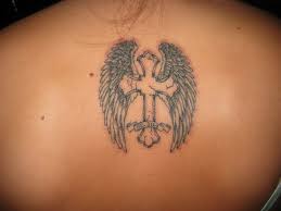 3.8 heart with angel wing tattoos. 50 Small Angel Tattoos And Designs
