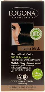 Logona Herbal Hair Colour Powder Henna Black
