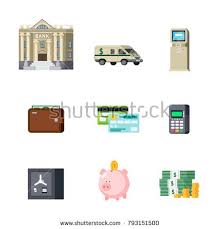 Stock Photo Set Of Banking Orthogonal Elements Including Building And Transport Savings And Brochure Design Template Word Template Design Ppt Template Design