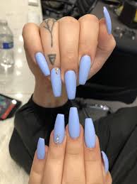 See more ideas about nails, acrylic nails, nail designs. Coffin Cute Blue Acrylic Nails Novocom Top