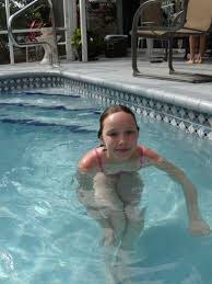 Hannah LIVES in the Pool!
