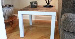 Ikea decor more information with a little gold spray paint and faux marble finishing, a vittsjö nesting coffee table ($59.99) looks like you paid $800 for it. She Uses 100 Paint Sticks For This Incredible Table Makeover Live Play Eat