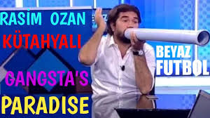 Rasi̇m ozan kütahyali röportaji helin avşar, 2009 yılında gazete habertürk'ün pazar ekinde rasim ozan kütahyalı ile yaptığı röportajla gündeme oturmuştu. Beyaz Futbol Rasim Ozan Kutahyali R O K Gangsta S Paradise Youtube