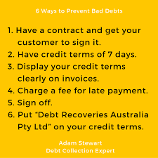 6 Ways To Prevent Bad Debts - Debt Recoveries Australia