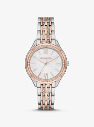 Rated 4.3 out of 5 stars based on 13 reviews. Mini Mindy Pave Two Tone Watch Michael Kors