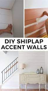Learn how to shiplap a wall with all pro tips and hacks, explore this collection of 10 cheap diy shiplap wall ideas that will not burn a hole in your pocket. Diy Shiplap Accent Walls Shiplap Accent Wall Diy Shiplap Farmhouse Style Living Room