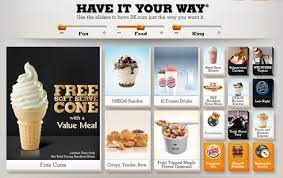 We have the full burger king® menu with prices. Burger King Free Ice Cream Cone W Value Meal Purchase Ends Oct 9 No Coupon Req D Al Com