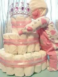 How To Make A Diaper Cake For Baby Shower Standing Baby Diaper Cake Baby Shower Diaper Cake Baby Diapers Baby Diaper Cake