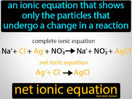 Net Ionic Equation Easy Science 10th Grade Science Ionic Easy Science